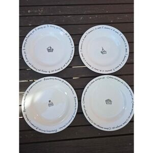 Set of 4‎ Pottery Barn Dessert Plates!
